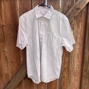 Tommy Bahama Mens Size M Coconut Short Sleeve Button Up Shirt